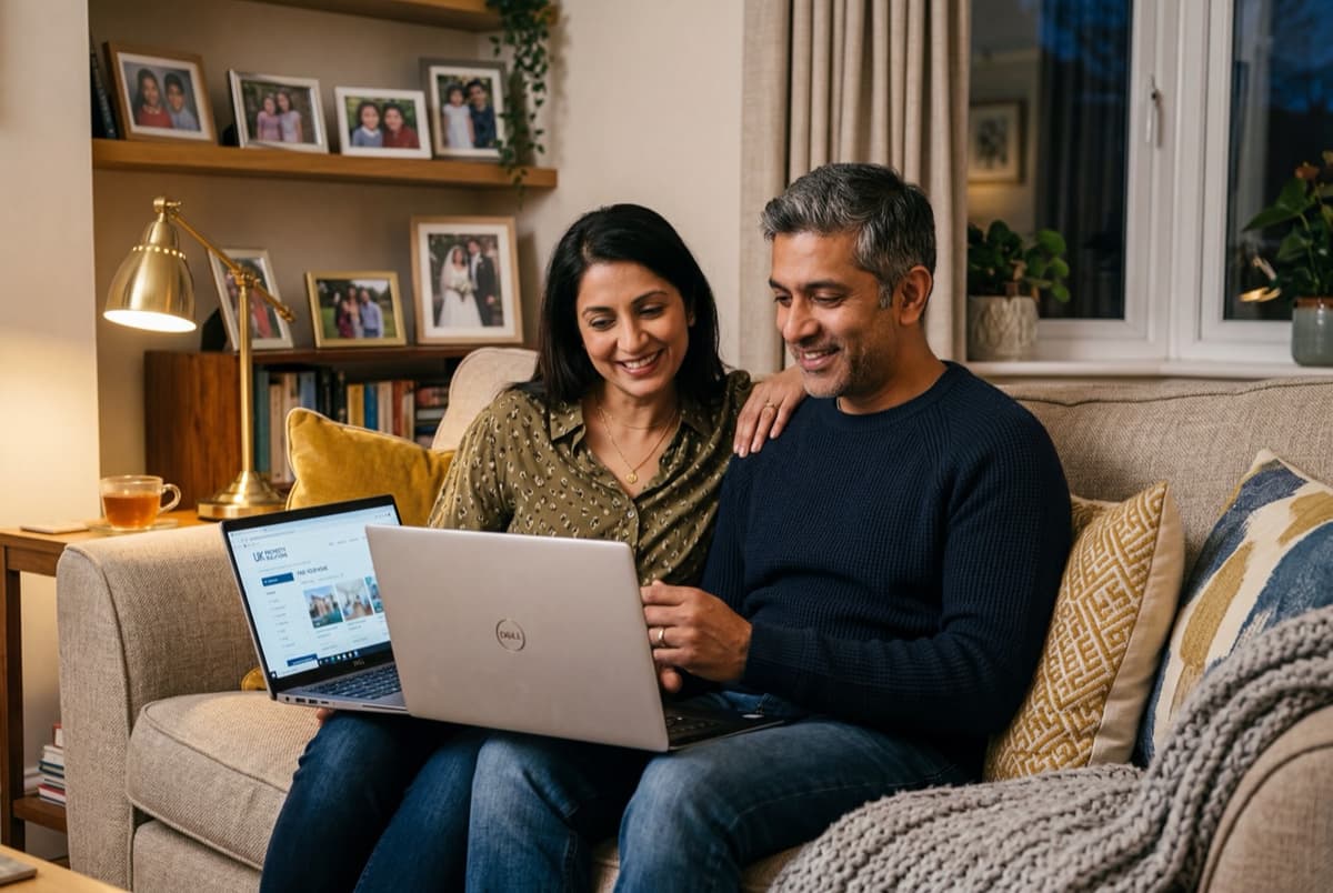 Couple searching for a new home